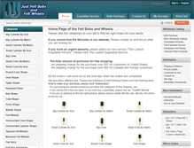Tablet Screenshot of feltbobs.com